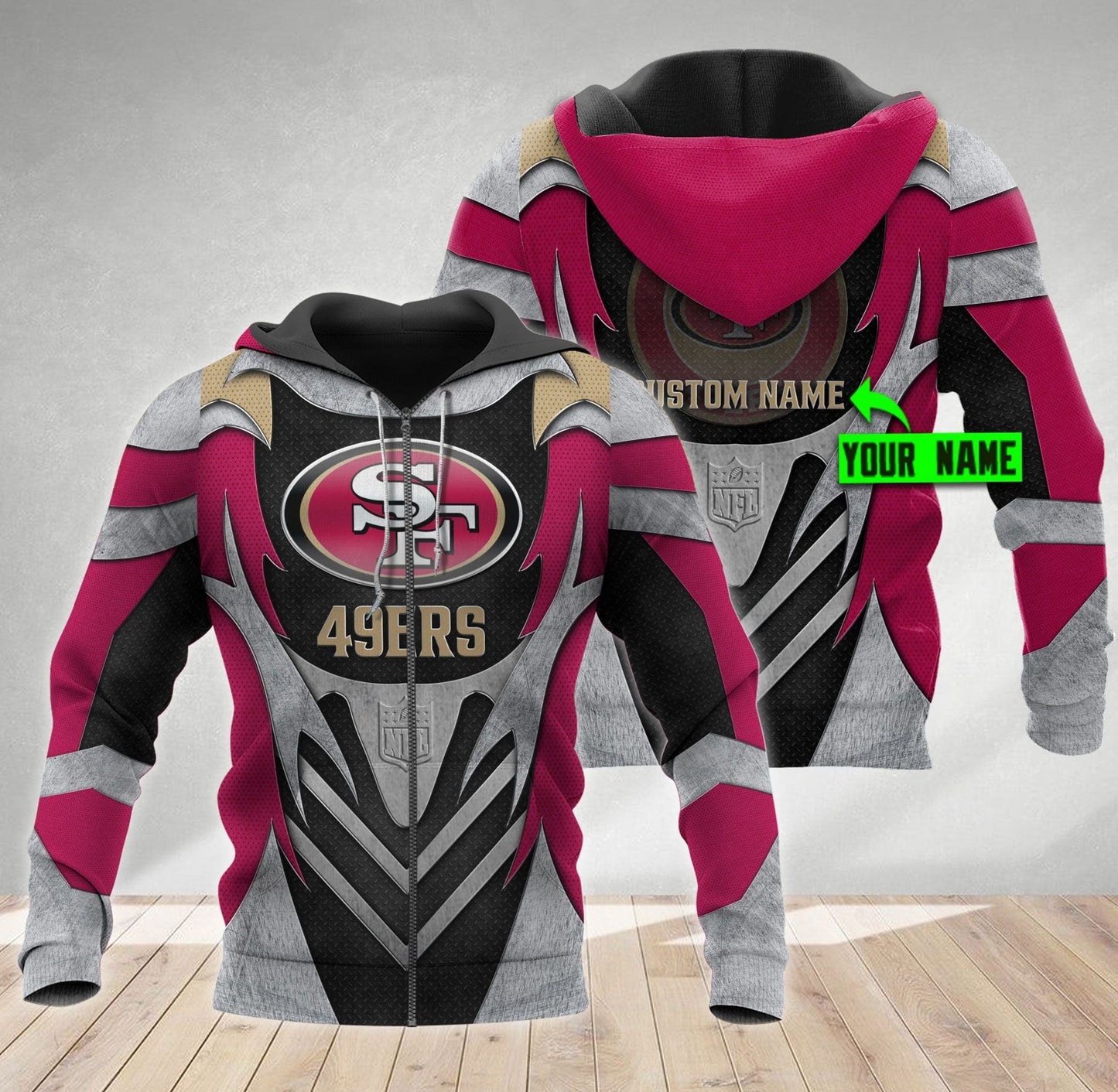 San Francisco 49ers Personalized All Over Printed 446
