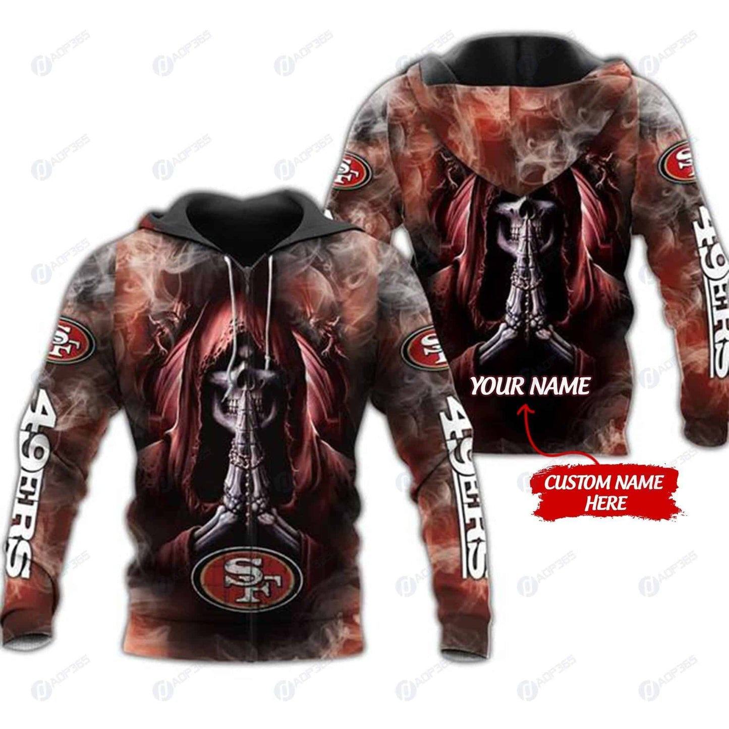 San Francisco 49ers Personalized All Over Printed 547