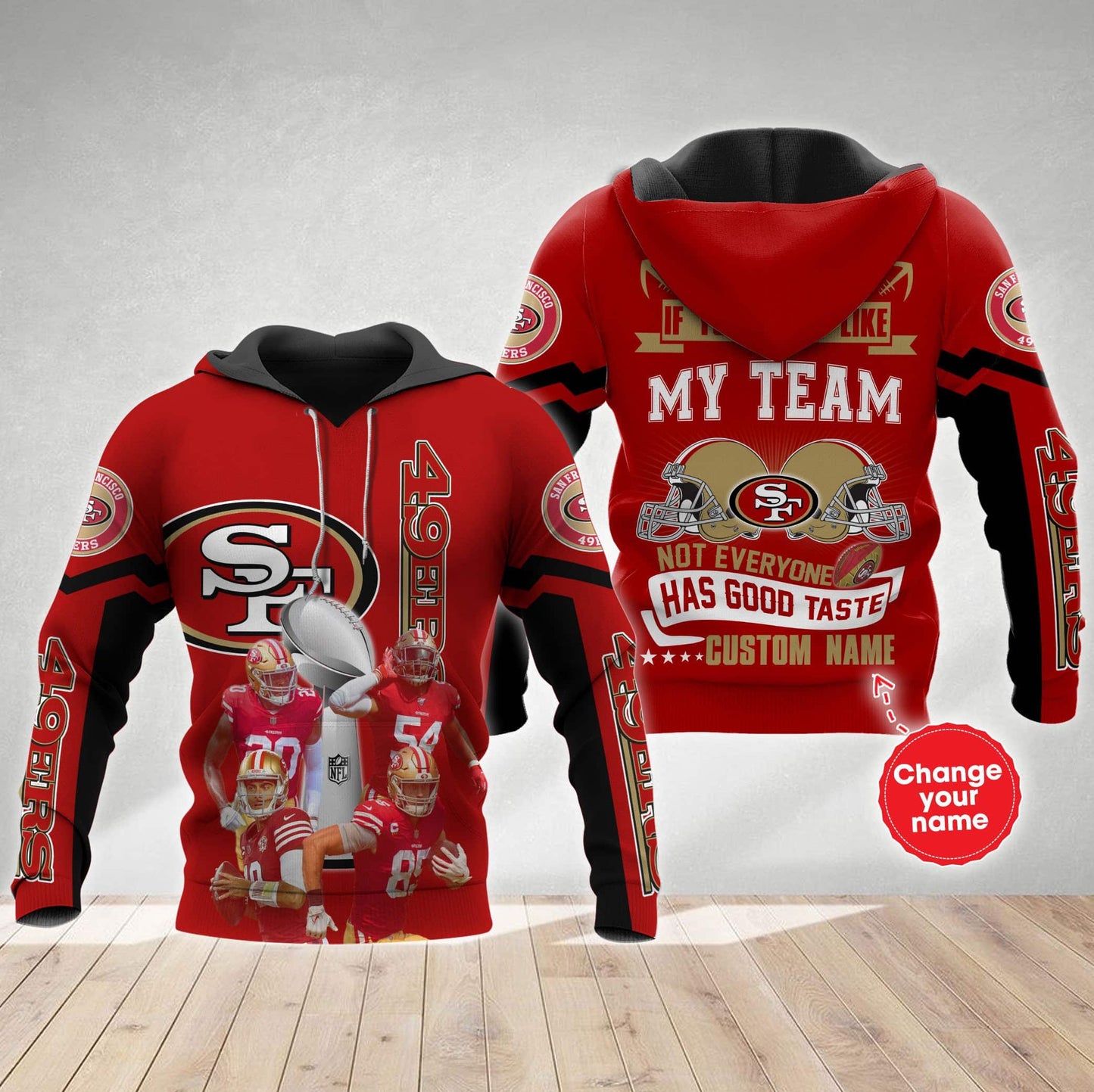 San Francisco 49ers Personalized All Over Printed 646