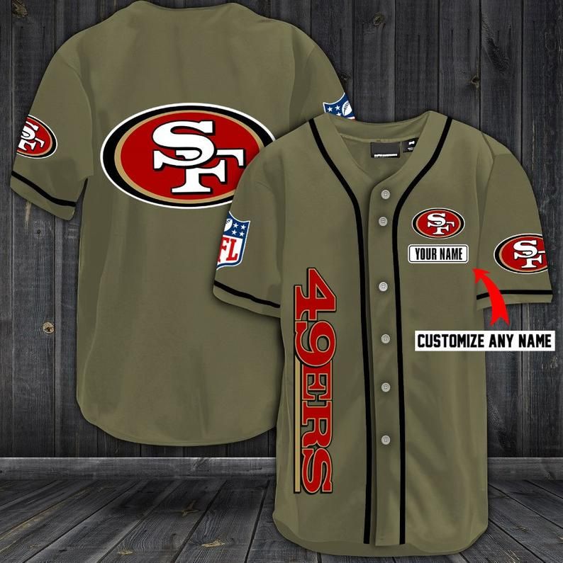 San Francisco 49ers Personalized Baseball Jersey Shirt 23