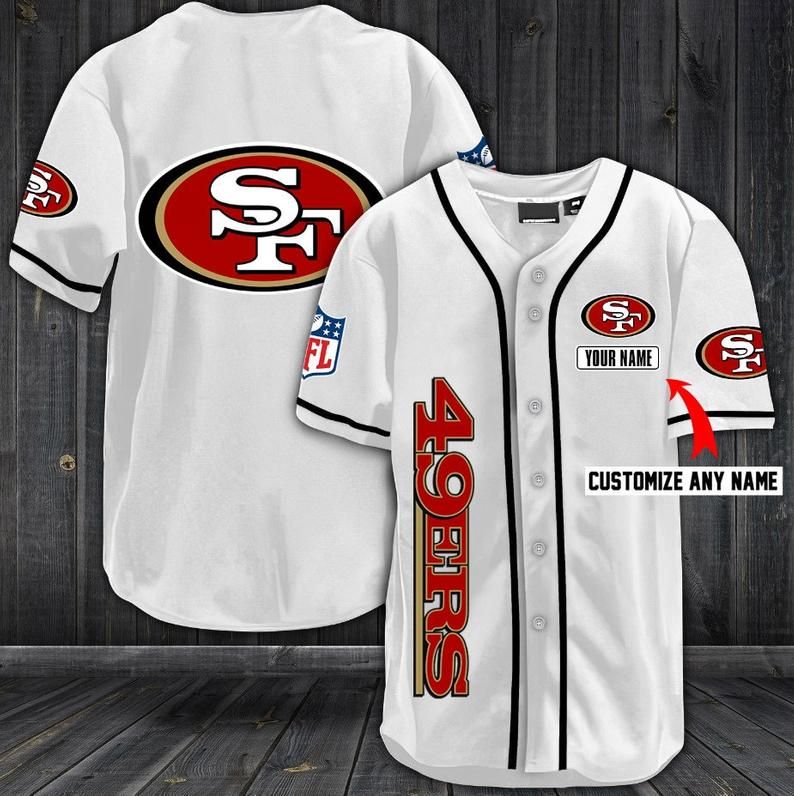 San Francisco 49ers Personalized Baseball Jersey Shirt 23