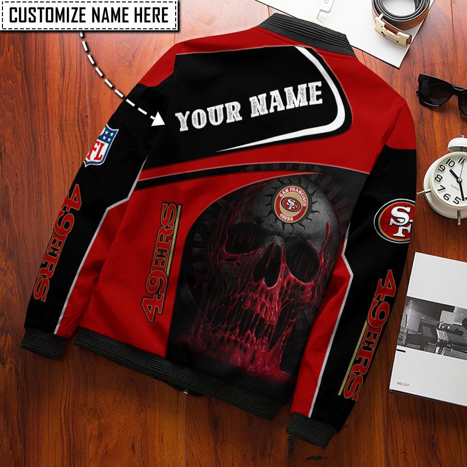San Francisco 49ers Personalized Bomber Jacket 752