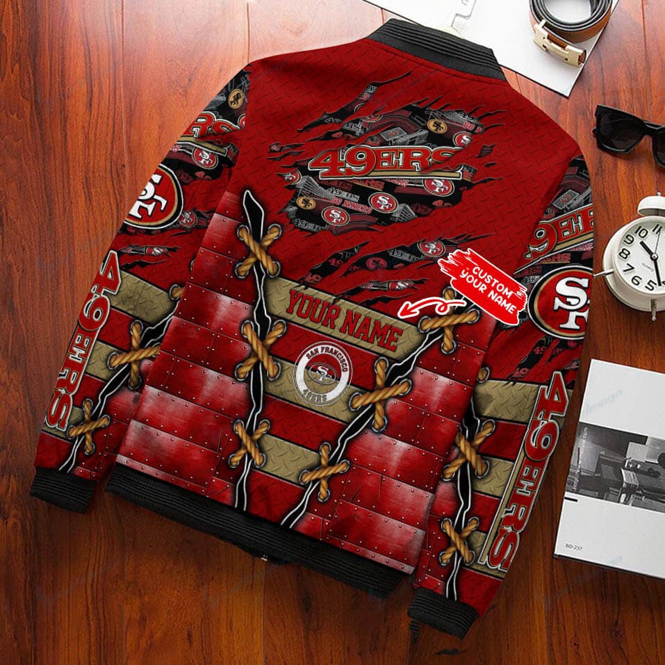 San Francisco 49ers Personalized Bomber Jacket BG471