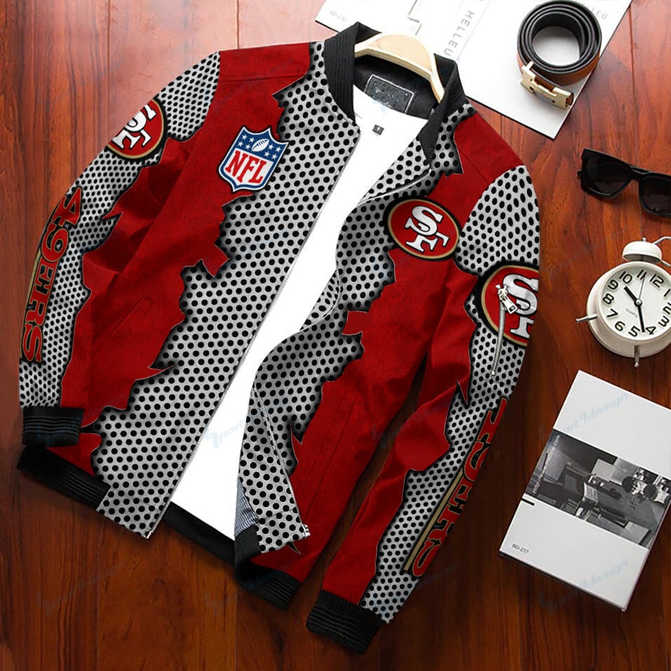 San Francisco 49ers Personalized Bomber Jacket BG484