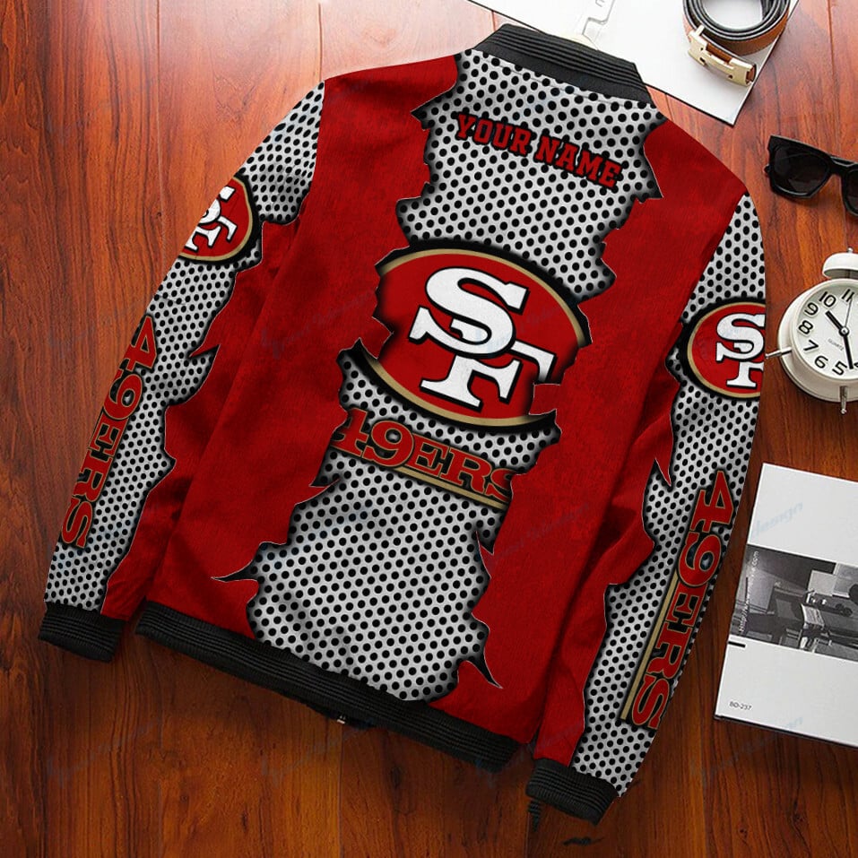 San Francisco 49ers Personalized Bomber Jacket BG484