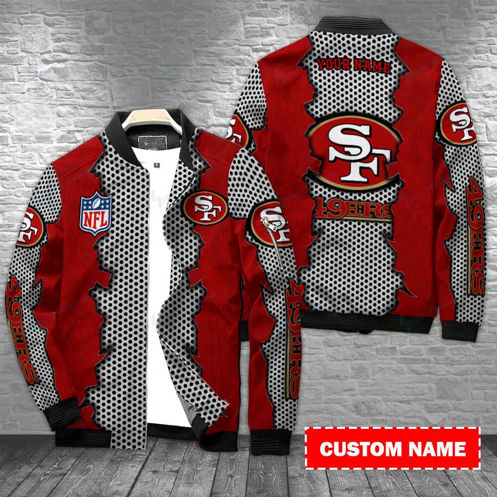 San Francisco 49ers Personalized Bomber Jacket BG484