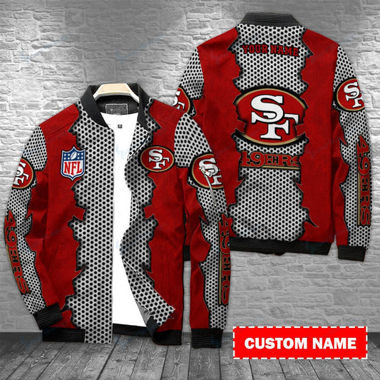 San Francisco 49ers Personalized Bomber Jacket BG484