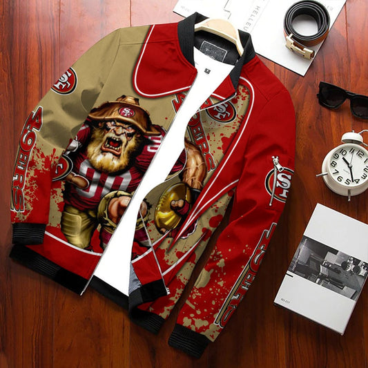 San Francisco 49ers Personalized Bomber Jacket BG500