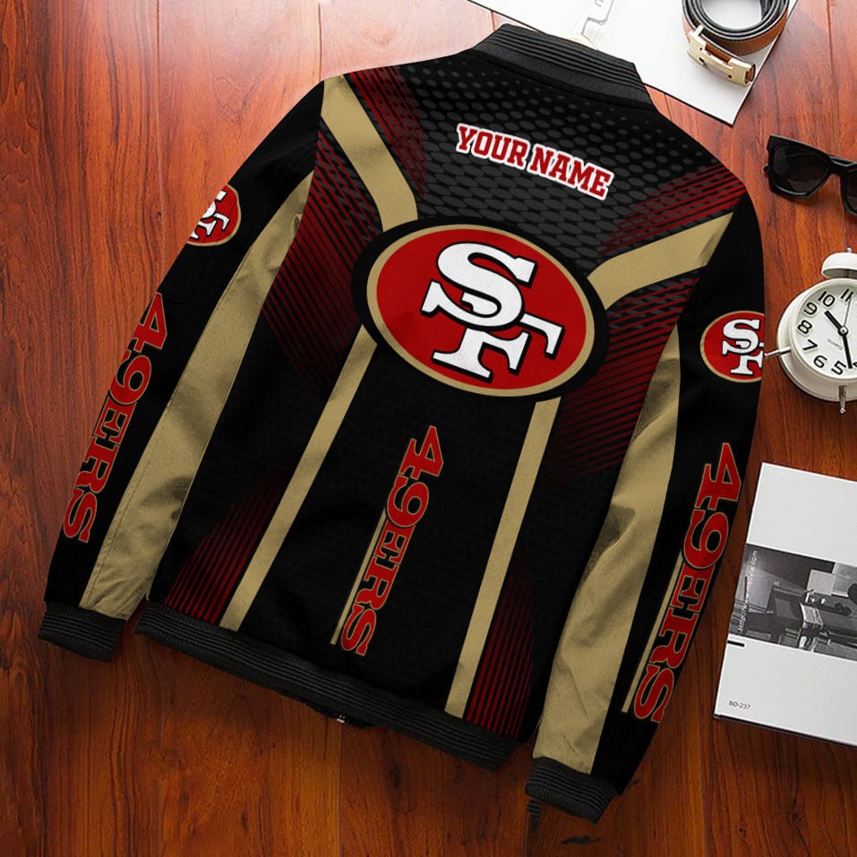San Francisco 49ers Personalized Bomber Jacket BG516