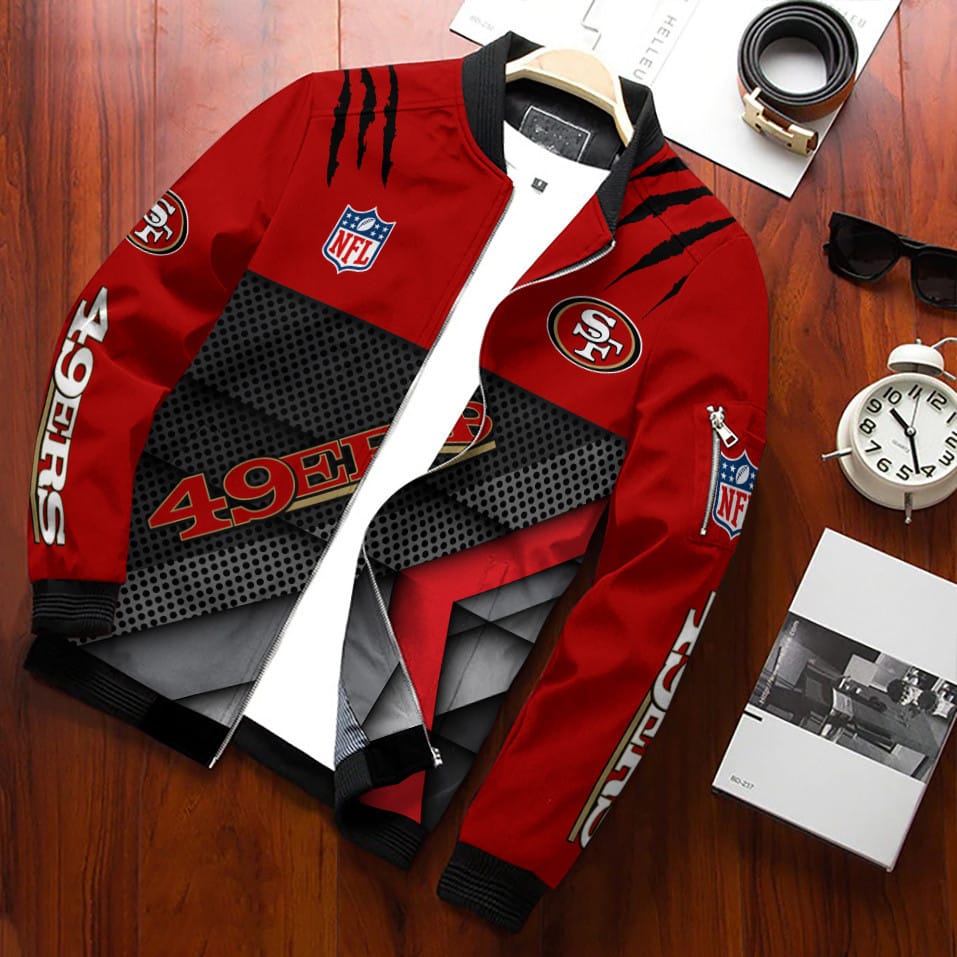 San Francisco 49ers Personalized Bomber Jacket BG517