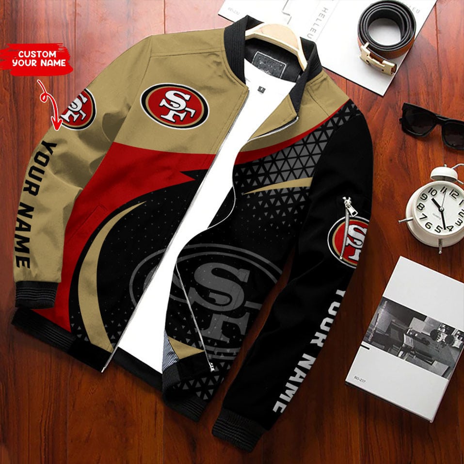 San Francisco 49ers Personalized Bomber Jacket BG537