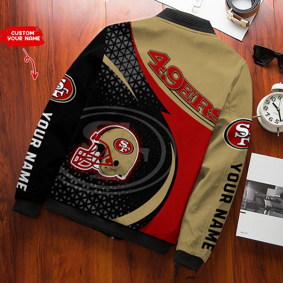 San Francisco 49ers Personalized Bomber Jacket BG537
