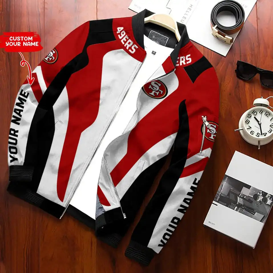 San Francisco 49ers Personalized Bomber Jacket BG550