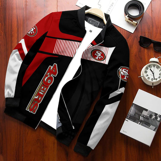 San Francisco 49ers Personalized Bomber Jacket BG574