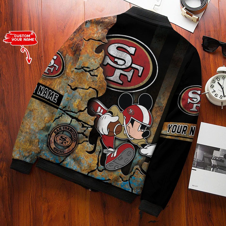 San Francisco 49ers Personalized Bomber Jacket BG590
