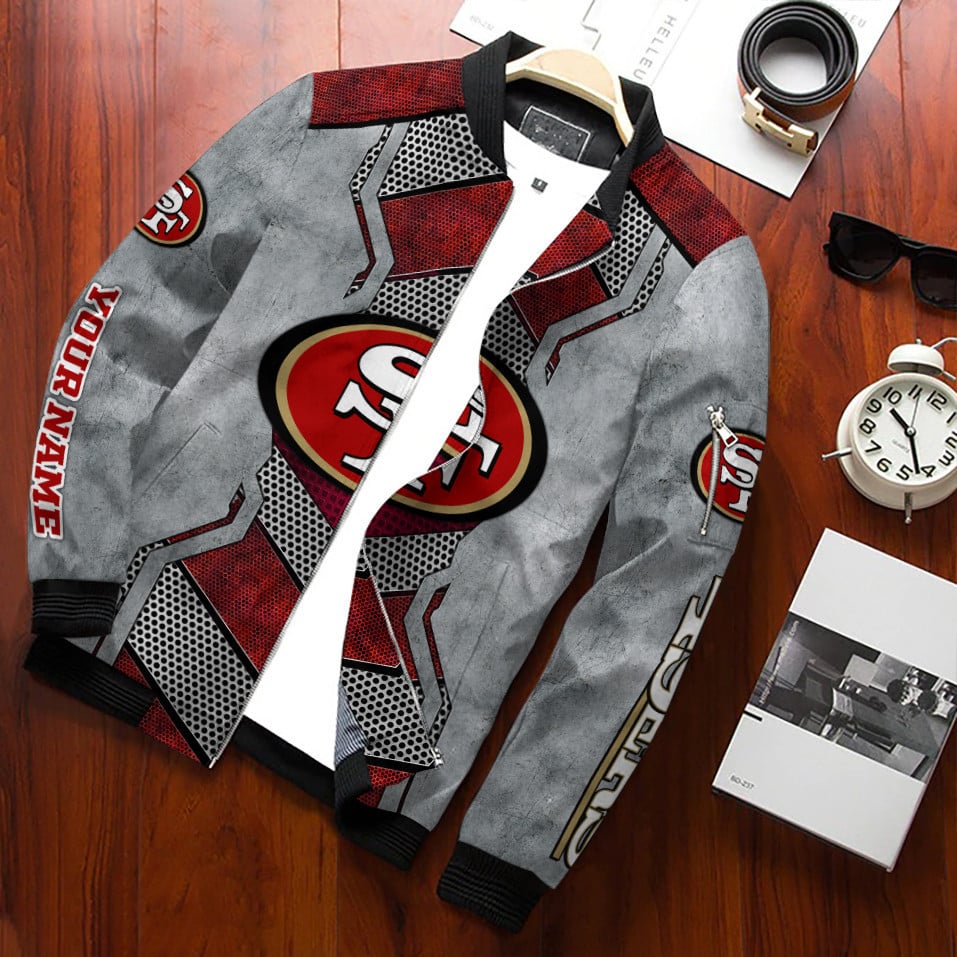 San Francisco 49ers Personalized Bomber Jacket BG613