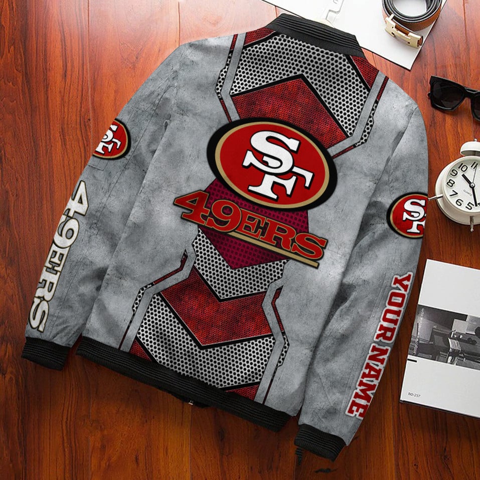 San Francisco 49ers Personalized Bomber Jacket BG613
