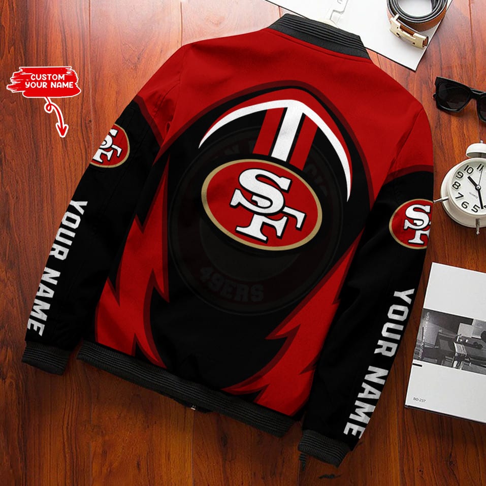 San Francisco 49ers Personalized Bomber Jacket BG620