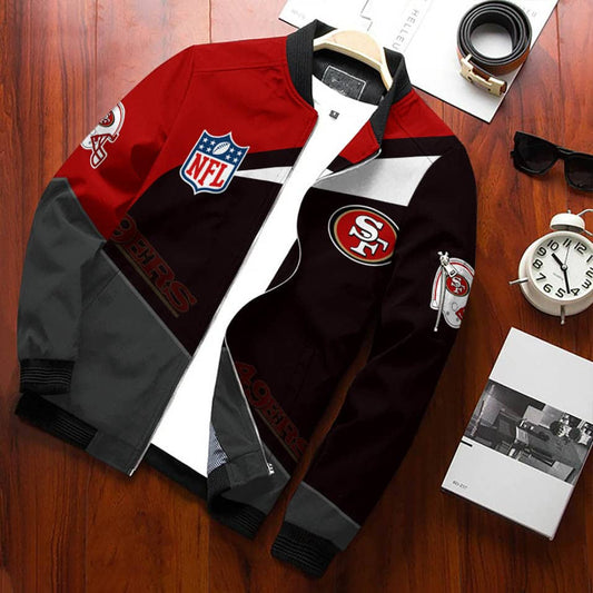 San Francisco 49ers Personalized Bomber Jacket BG691