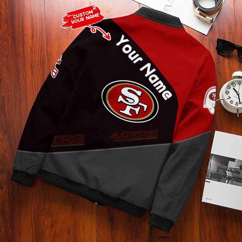 San Francisco 49ers Personalized Bomber Jacket BG691