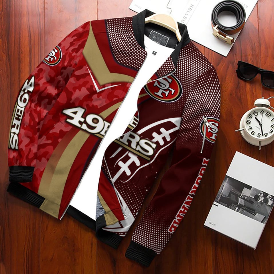 San Francisco 49ers Personalized Bomber Jacket BG717