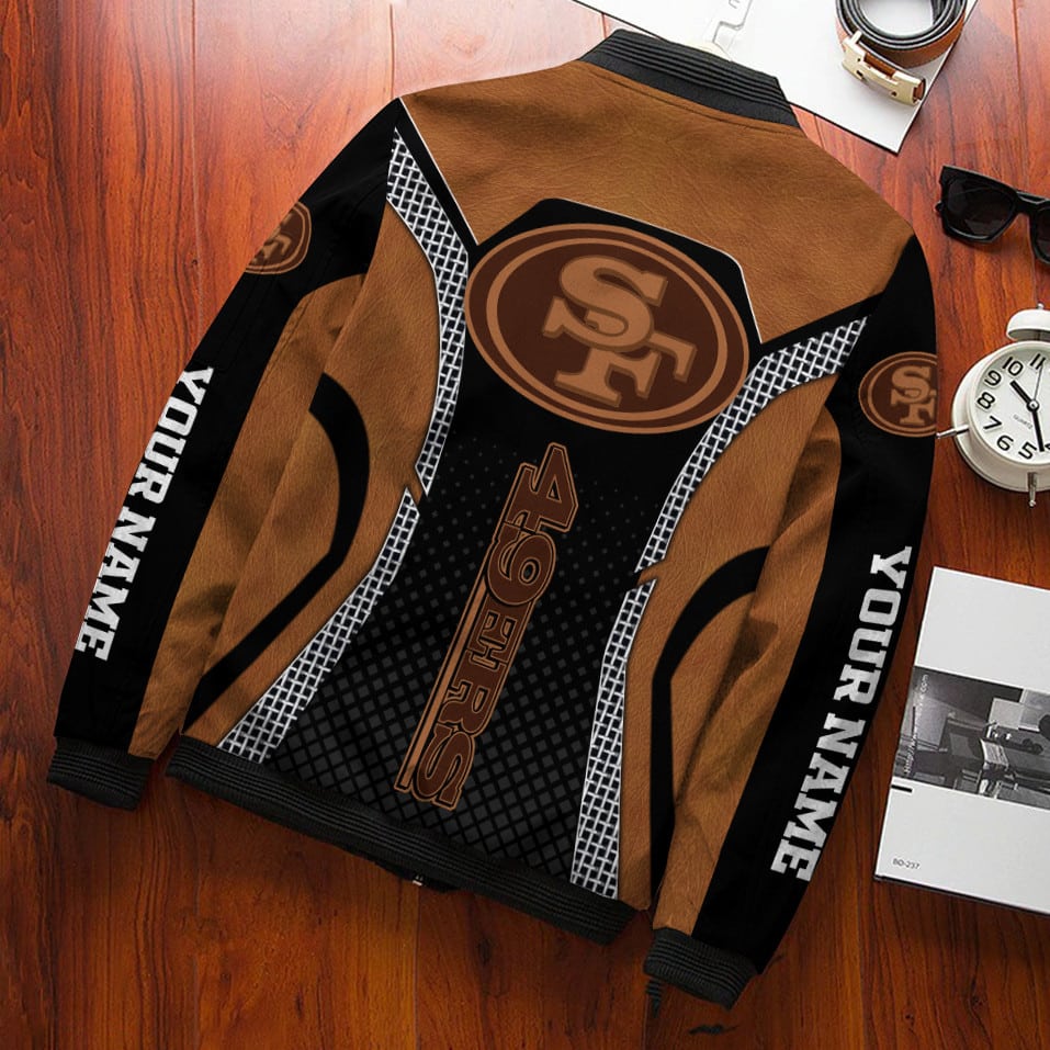 San Francisco 49ers Personalized Bomber Jacket BG726