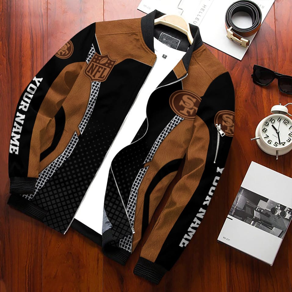 San Francisco 49ers Personalized Bomber Jacket BG726