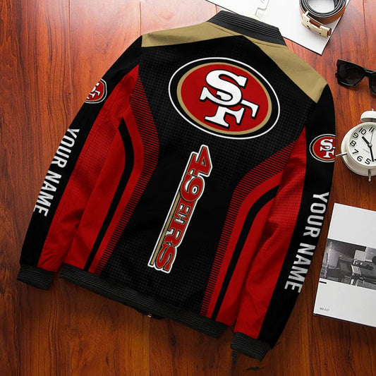 San Francisco 49ers Personalized Bomber Jacket BG746