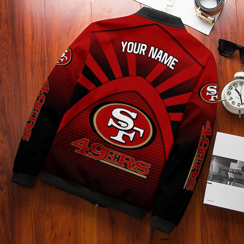 San Francisco 49ers Personalized Bomber Jacket BG787