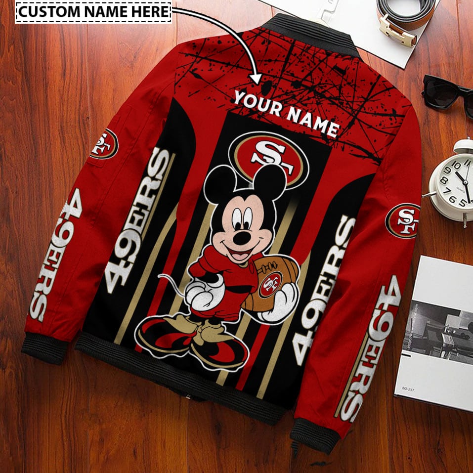 San Francisco 49ers Personalized Bomber Jacket BG792
