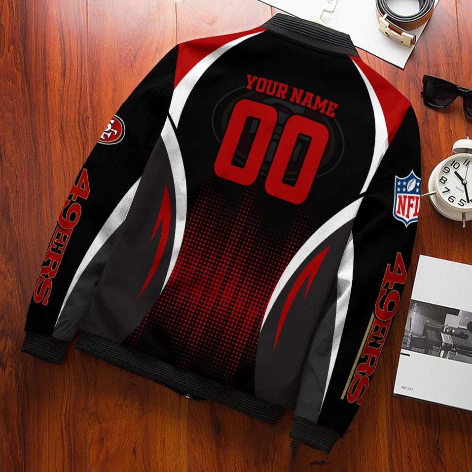 San Francisco 49ers Personalized Bomber Jacket BG810