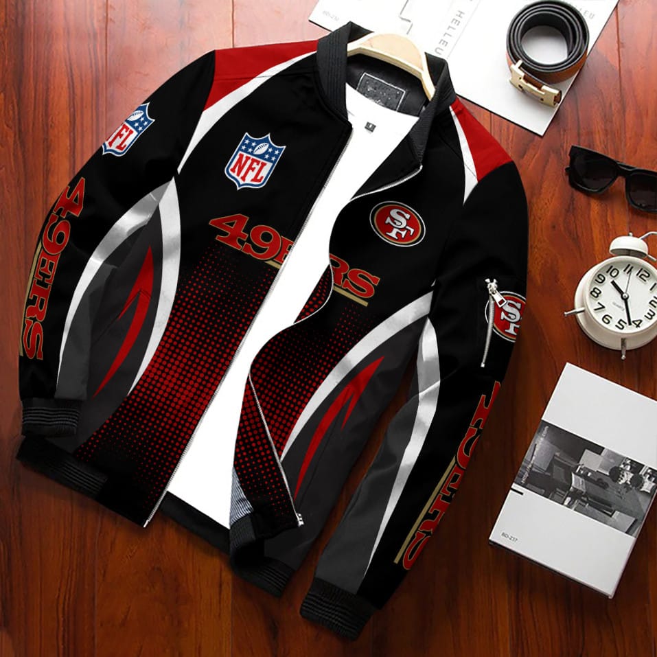 San Francisco 49ers Personalized Bomber Jacket BG810