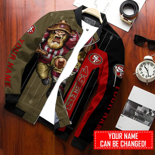 San Francisco 49ers Personalized Bomber Jacket BG821