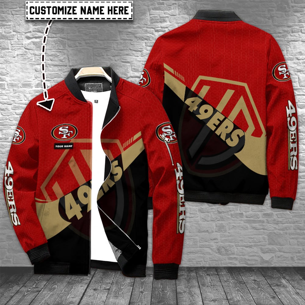 San Francisco 49ers Personalized Bomber Jacket BG840