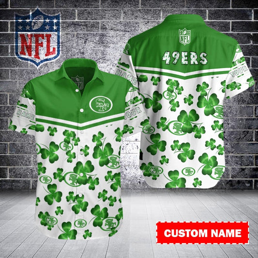 San Francisco 49ers Personalized Button Shirt BB412