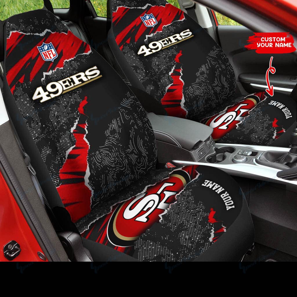 San Francisco 49ers Personalized Car Seat Covers BG101