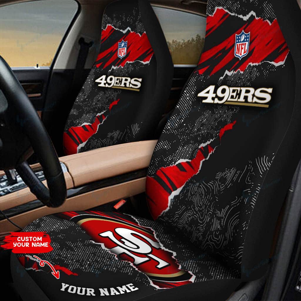 San Francisco 49ers Personalized Car Seat Covers BG101