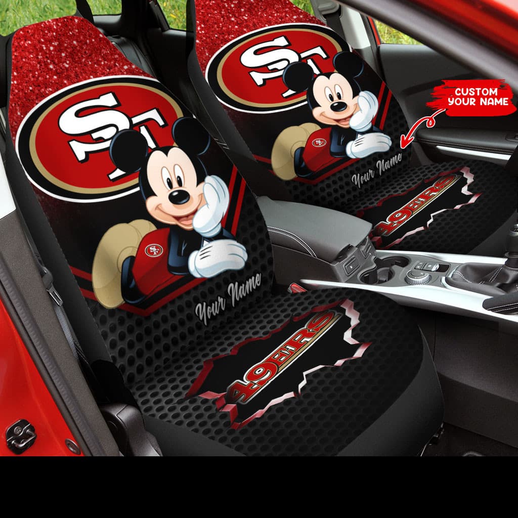 San Francisco 49ers Personalized Car Seat Covers BG104