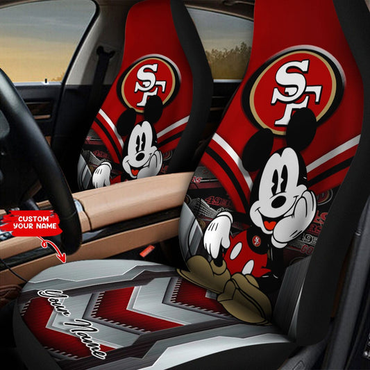 San Francisco 49ers Personalized Car Seat Covers BG233