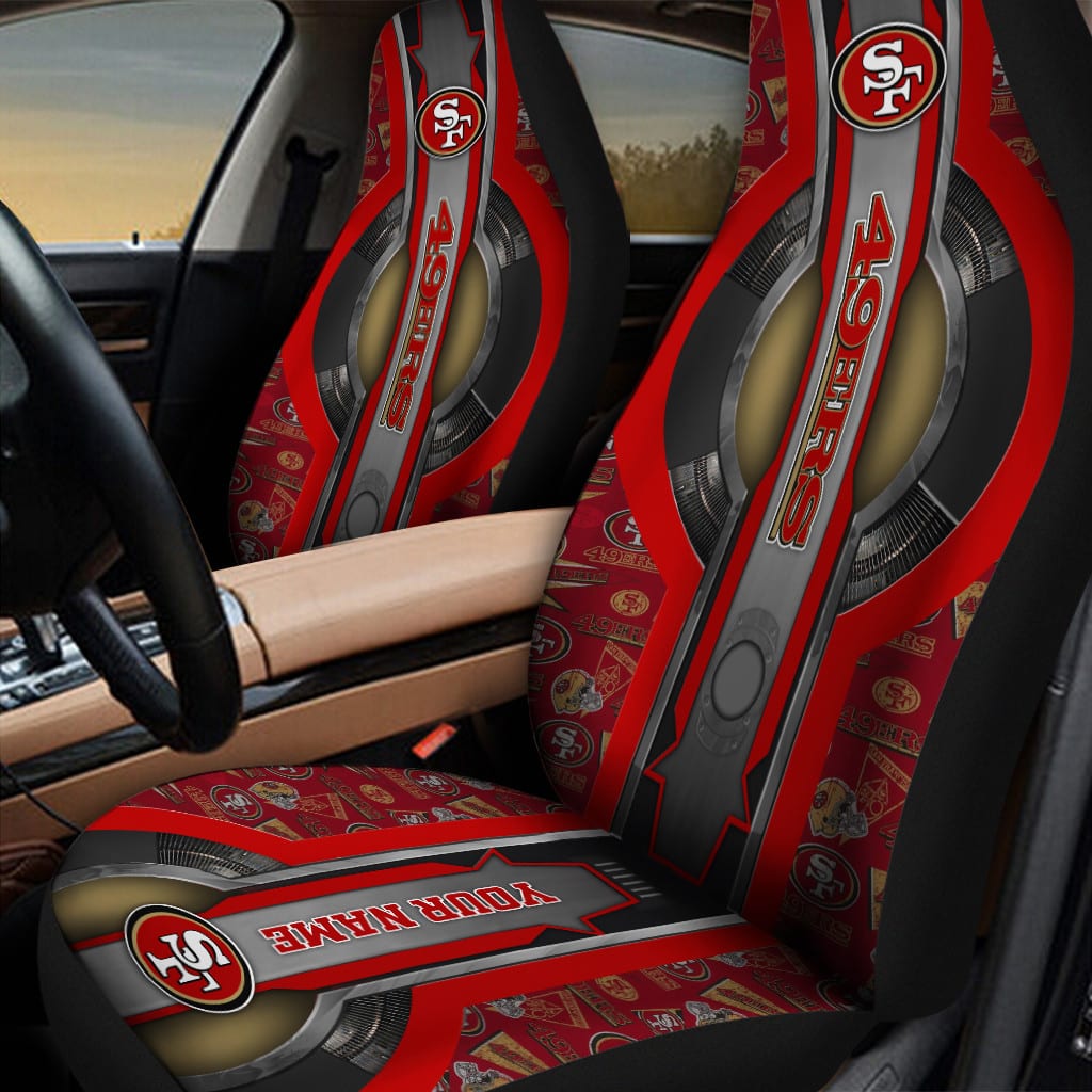 San Francisco 49ers Personalized Car Seat Covers BG340