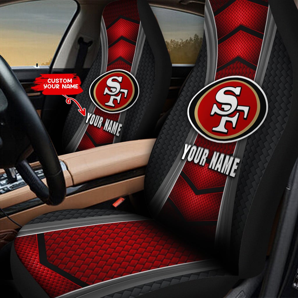 San Francisco 49ers Personalized Car Seat Covers BG357