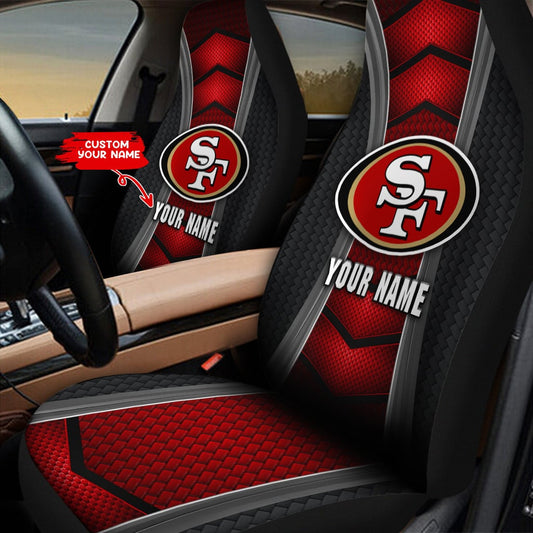 San Francisco 49ers Personalized Car Seat Covers BG357