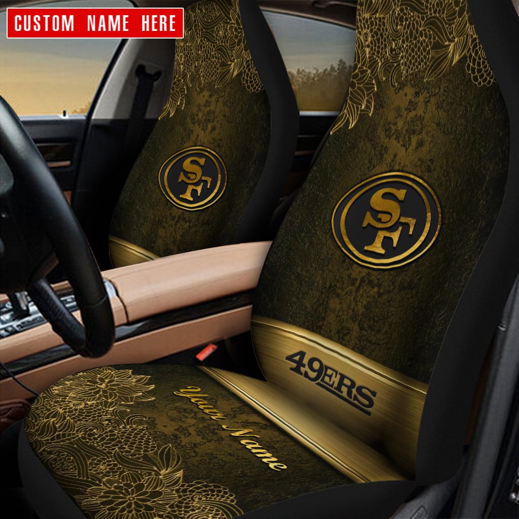 San Francisco 49ers Personalized Car Seat Covers BG369