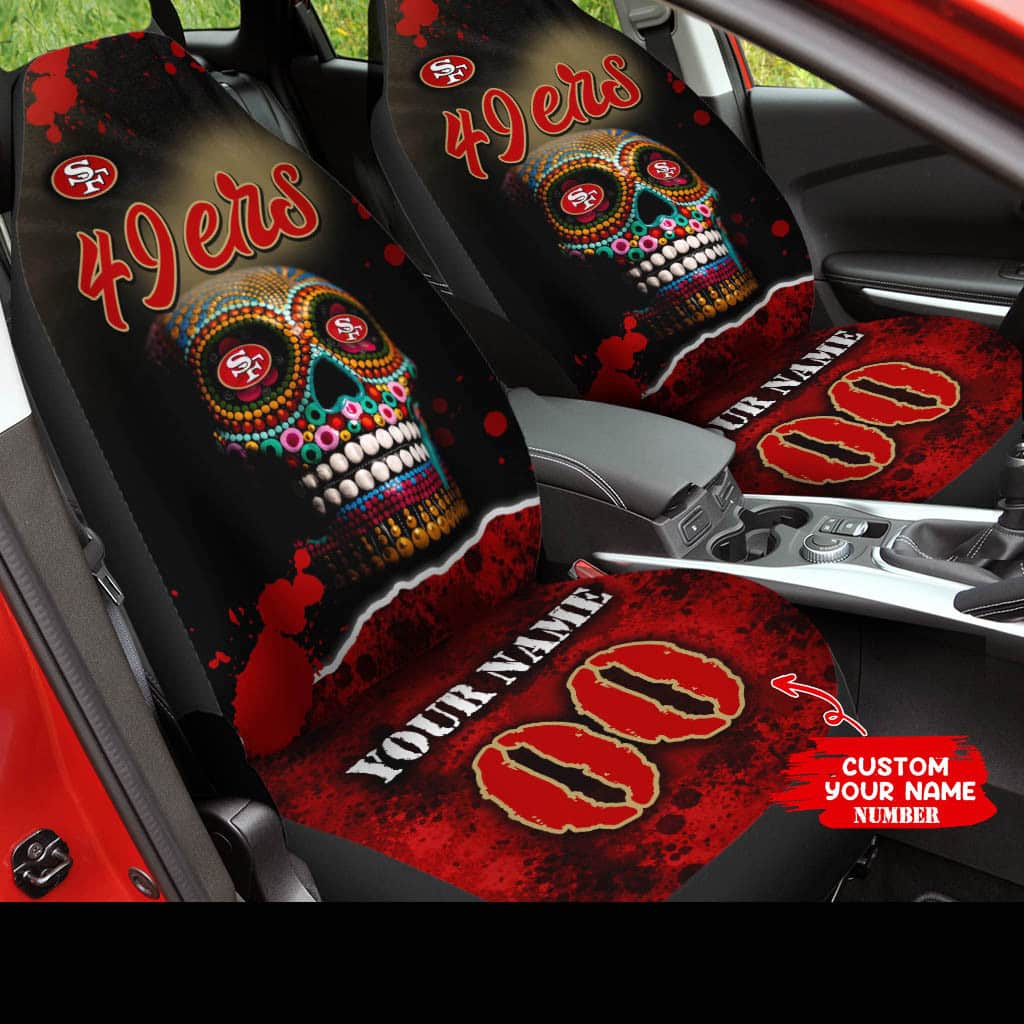 San Francisco 49ers Personalized Car Seat Covers BG377