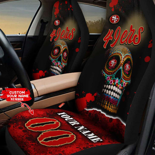 San Francisco 49ers Personalized Car Seat Covers BG377