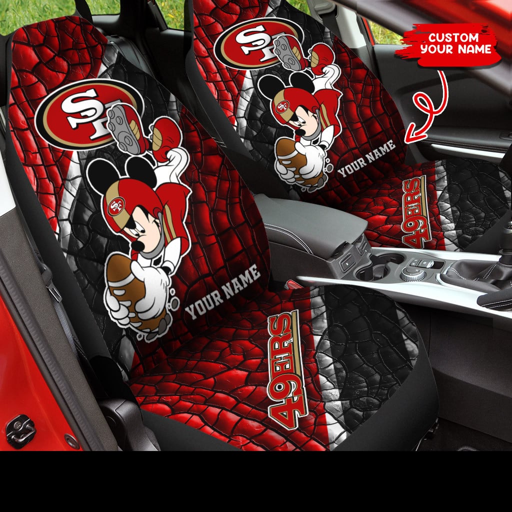 San Francisco 49ers Personalized Car Seat Covers BG437