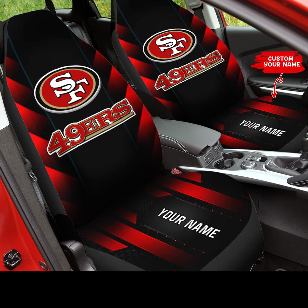 San Francisco 49ers Personalized Car Seat Covers BG470