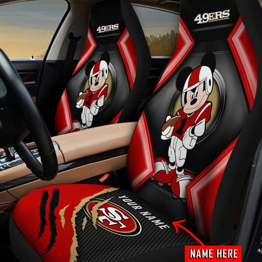 San Francisco 49ers Personalized Car Seat Covers BG483