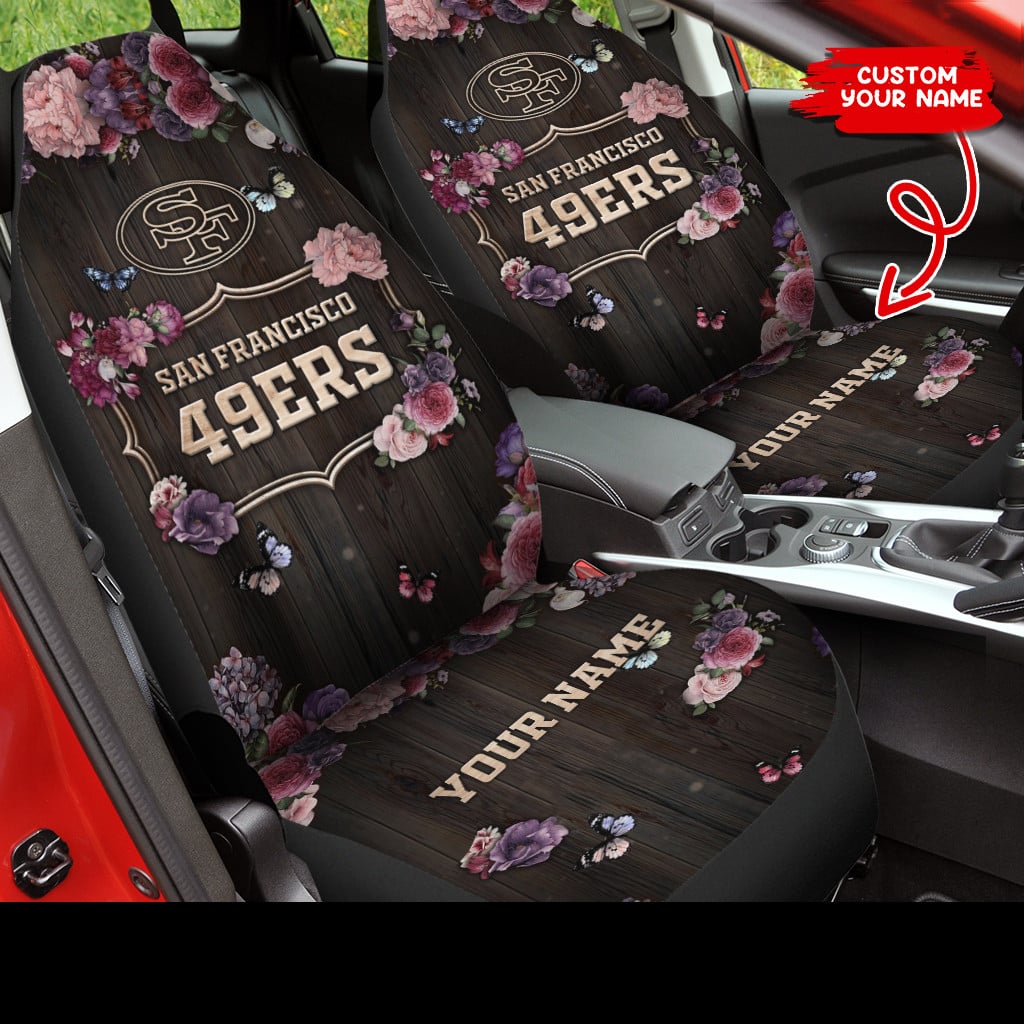 San Francisco 49ers Personalized Car Seat Covers BG486