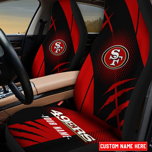 San Francisco 49ers Personalized Car Seat Covers BG490